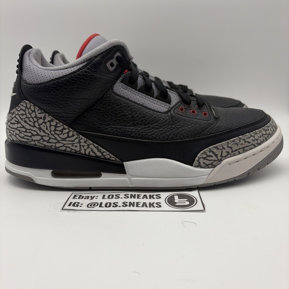 Size 13 - Jordan 3 Retro OG Mid Black Cement (854262-001)